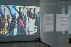 The Atelier installation, 2018, Protocinema at Proyecto Amil, Lima with support of SAHA (The photo by Juan Pablo Murrugarra)
